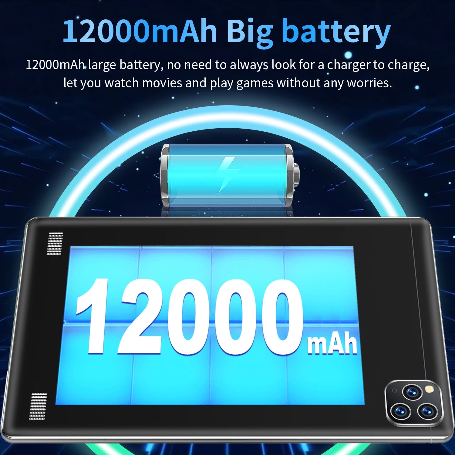 2025 5G Original 10.36Inch Tablet Android 16GB RAM 1TB ROM 12000mAh battery Android 13.0 MTK6797 10-core WiFi Network Dual Sim