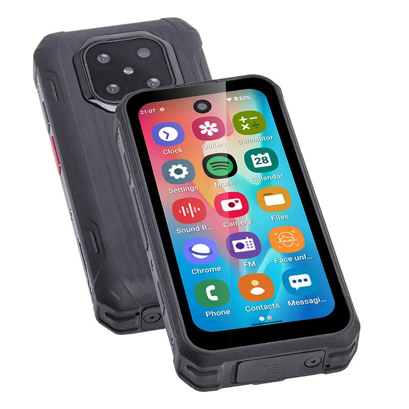 SOYES MAXo MINI Rugged Phone Waterproof 6GB+128GB Mobile Phone 3000mAh Flashlight PTT/SOS 3.88 Inch Small Smartphone Android 12
