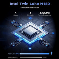 2025 New 18.5" Laptop 16GB RAM 512GB SSD Intel N150 Portable Notebook Lightweight Backlit Keyboard Fingerprint Windows 11