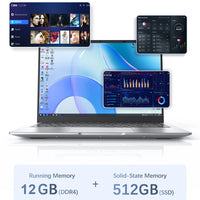 Laptop Computer Windows 11 Pro Intel Celeron N4000 2025 Notebook PC Gamer 12GB DDR4 512GB 1TB SSD 1920*1080 Office Computer PC