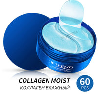 24K Gold Eye Patches Korean Collagen Firming Tender Eye Care Hydrogel Relax Seaweed Green Eyes Mask Moisturizing Hydrating