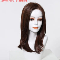 New Arrival High Quality Transparent Lace Synthetic Fiber Monofilament Mono Lace Wigs for Women Heat Resistant White Wig