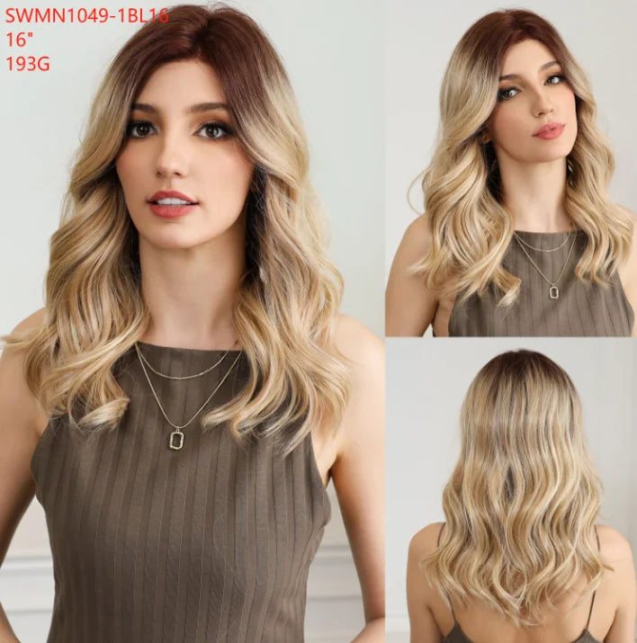 New Arrival High Quality Transparent Lace Synthetic Fiber Monofilament Mono Lace Wigs for Women Heat Resistant White Wig