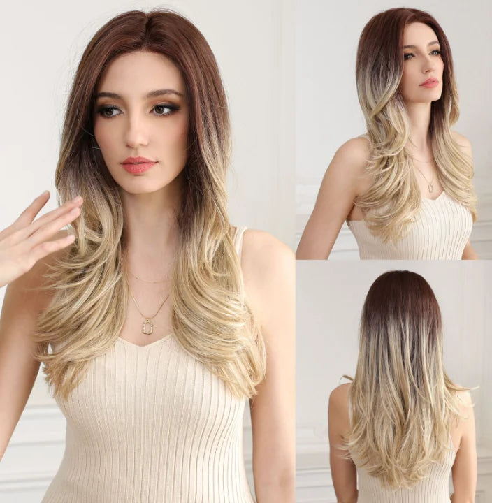 New Arrival High Quality Transparent Lace Synthetic Fiber Monofilament Mono Lace Wigs for Women Heat Resistant White Wig