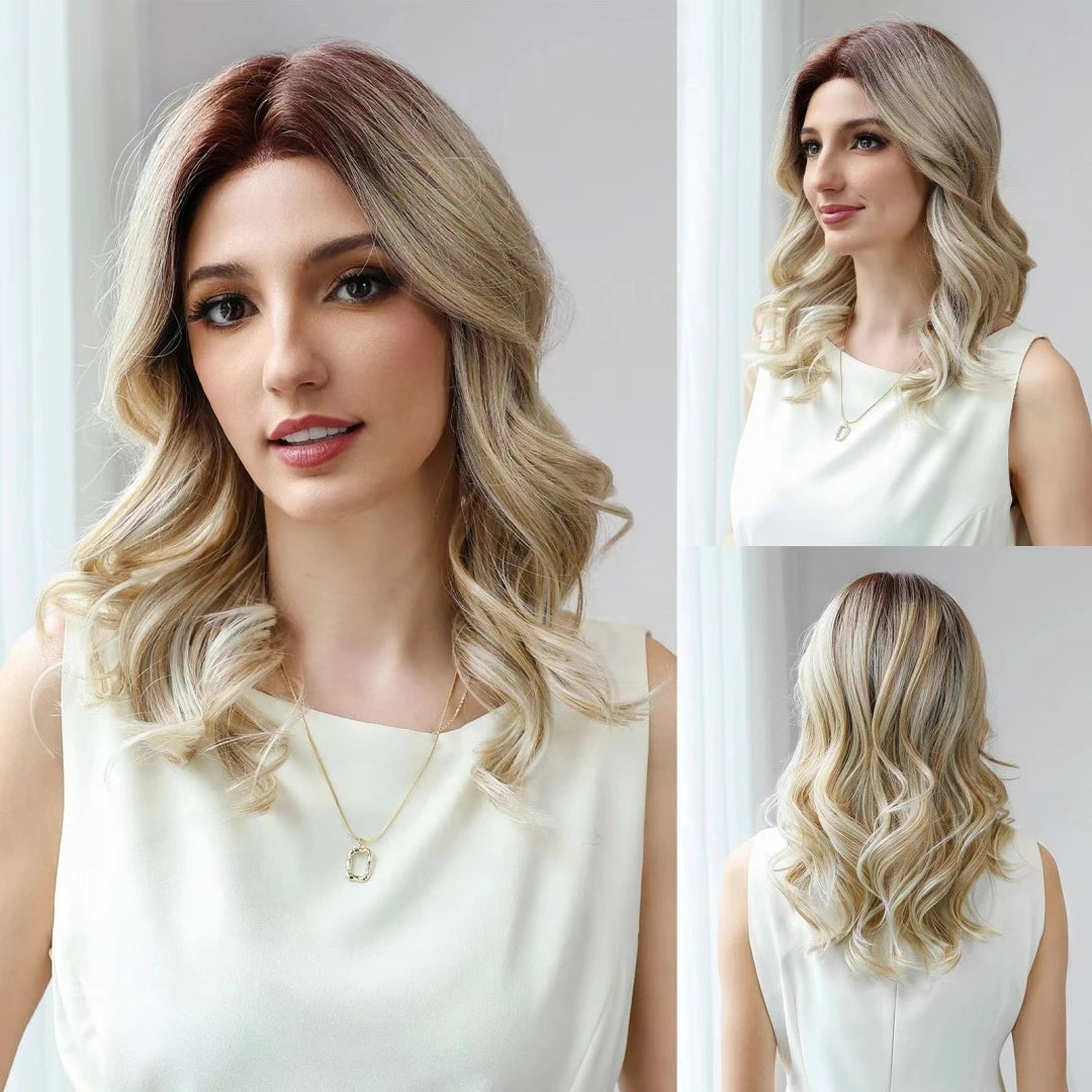 New Arrival High Quality Transparent Lace Synthetic Fiber Monofilament Mono Lace Wigs for Women Heat Resistant White Wig