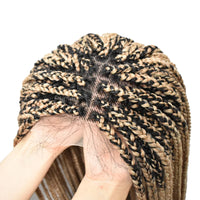 Wholesale 32-Inch Fashion Braid Wig Different Colors High Quality Synthetic and Lace Fast Selling with Large Stock