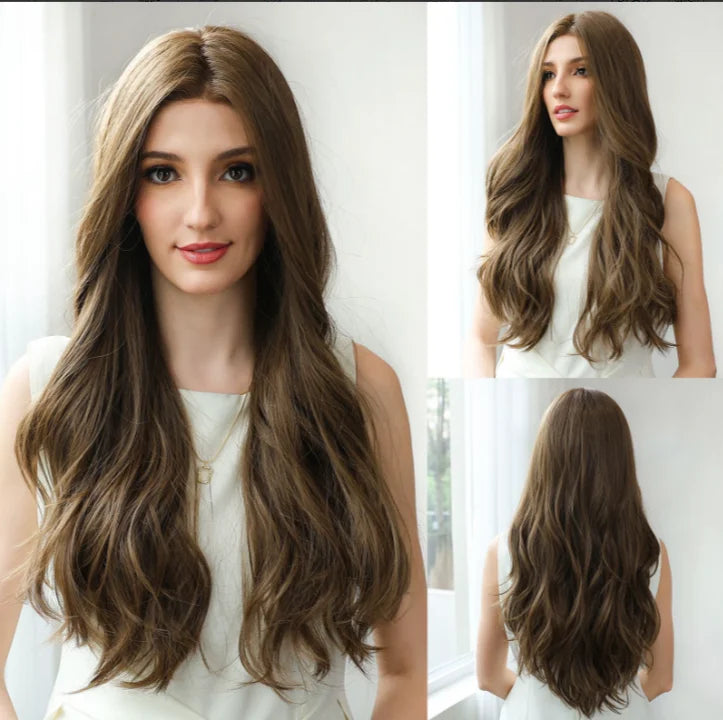 New Arrival High Quality Transparent Lace Synthetic Fiber Monofilament Mono Lace Wigs for Women Heat Resistant White Wig