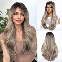 New Arrival High Quality Transparent Lace Synthetic Fiber Monofilament Mono Lace Wigs for Women Heat Resistant White Wig