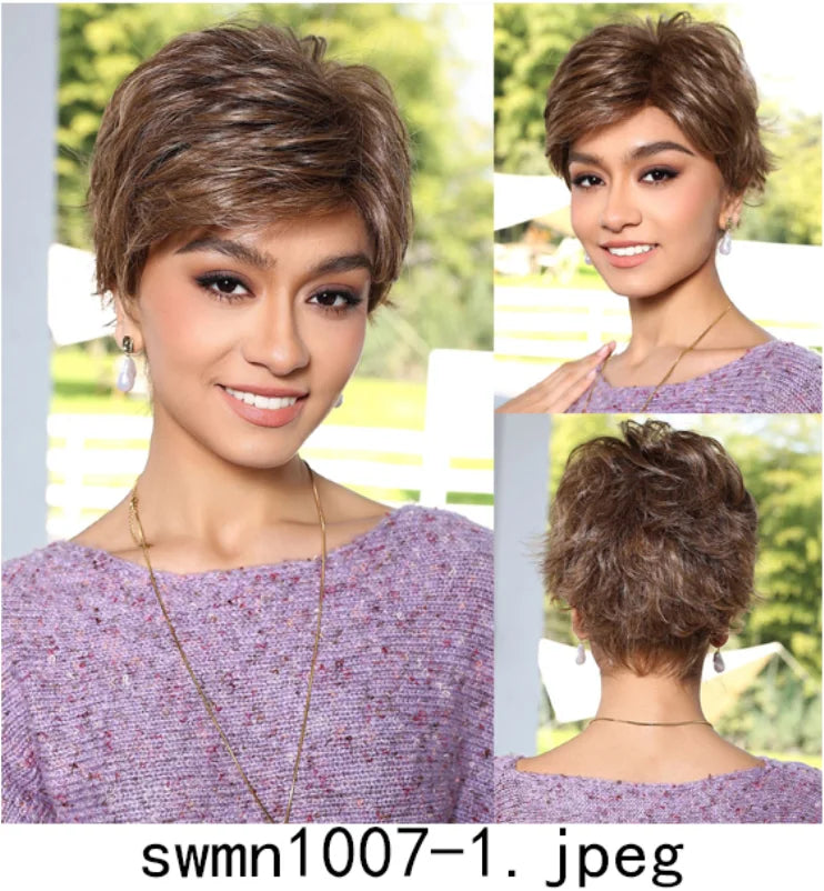 New Arrival High Quality Transparent Lace Synthetic Fiber Monofilament Mono Lace Wigs for Women Heat Resistant White Wig