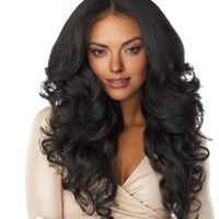 High Temperature Fiber Latisha Synthetic Wig Heat Resistant Natural Look Pre-Plucked Hairline Glueless Lace Front Wig for Women