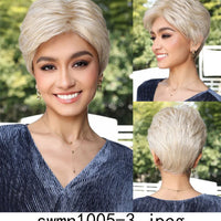 New Arrival High Quality Transparent Lace Synthetic Fiber Monofilament Mono Lace Wigs for Women Heat Resistant White Wig