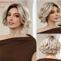 New Arrival High Quality Transparent Lace Synthetic Fiber Monofilament Mono Lace Wigs for Women Heat Resistant White Wig