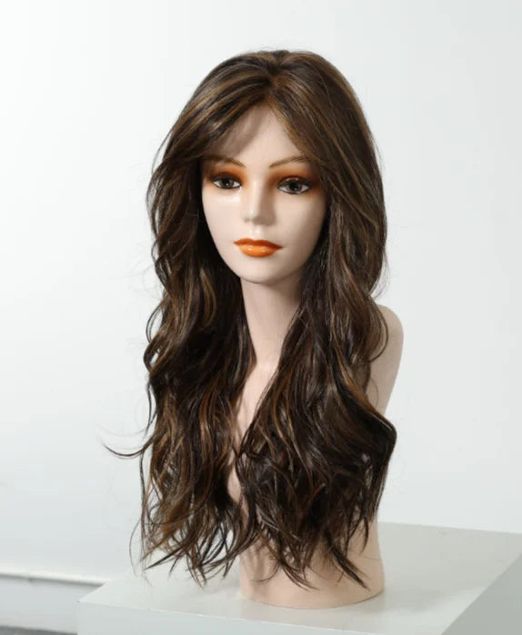 New Arrival High Quality Transparent Lace Synthetic Fiber Monofilament Mono Lace Wigs for Women Heat Resistant White Wig