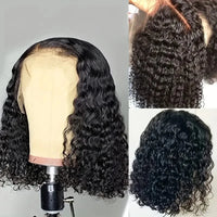Hot Sale 14inch Black Colors High Temperature Fiber Brown Afro Curly Synthetic Hair Wigs for Black Women
