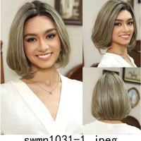 New Arrival High Quality Transparent Lace Synthetic Fiber Monofilament Mono Lace Wigs for Women Heat Resistant White Wig