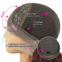 Wholesale High Temperature Fiber 28 Inches Long Curly Lace Wigs for Women Ombre Blonde Ginger Synthetic Lace Front Wigs