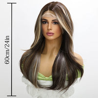 2025 Hot Selling T-shaped Lace Wig Natural Fiber Synthetic Woman Wigs Cheap Hair Wigs for Women SM9239
