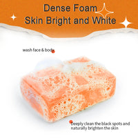 AILKE Skin Whitening Handmade Soap -Organic Papaya Soap For Black Spots, Clean Stains, Improves Dull Skin, Face & Body & Hands
