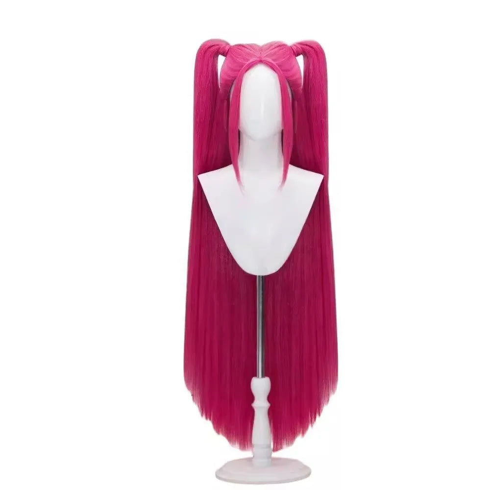 Wholesale New Movie  Demon Hunters Cosplay Heat Resistant Synthetic Hair Wig Rumi Mira Zoey Wig Straight