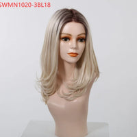 New Arrival High Quality Transparent Lace Synthetic Fiber Monofilament Mono Lace Wigs for Women Heat Resistant White Wig