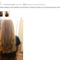 Alileader Synthetic Hair 16 Clip In Hair Extension Clip For Women 6Pcs/Set Hair Extension Clip In Ombre Fake Hairpiece Long Wavy