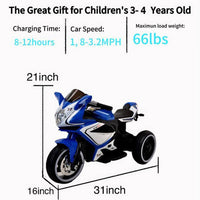 6V Kids Electric Scooter/ Small Kids Toys Scooter/ Kids Electric Car/electric Ride on Motorcycle for 3-4 Years Boys