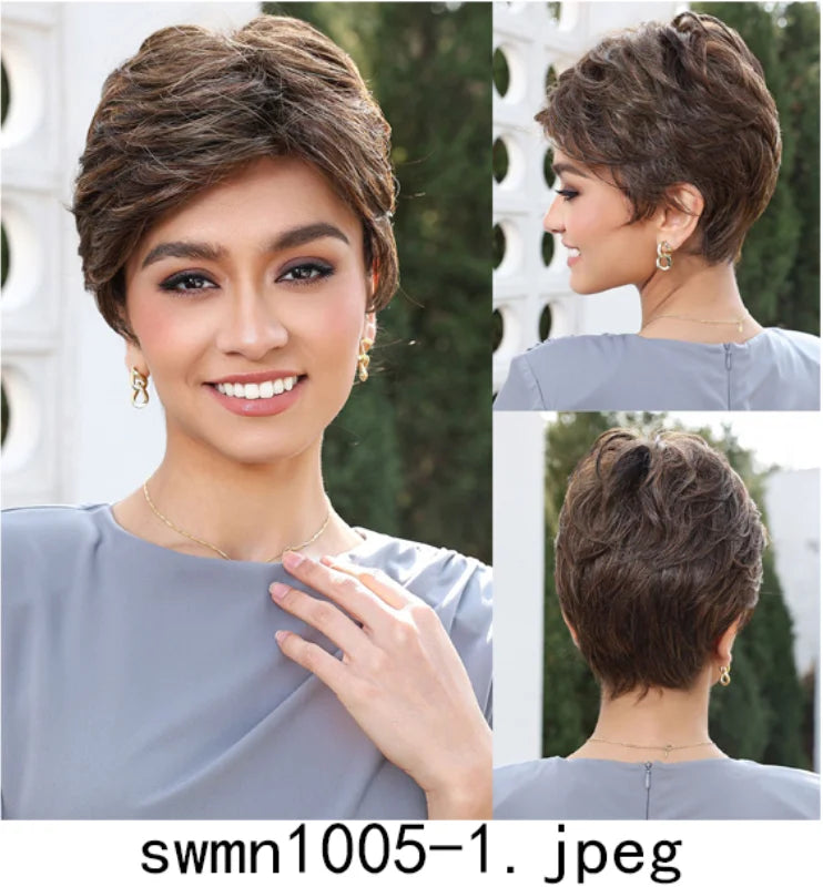 New Arrival High Quality Transparent Lace Synthetic Fiber Monofilament Mono Lace Wigs for Women Heat Resistant White Wig