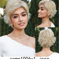 New Arrival High Quality Transparent Lace Synthetic Fiber Monofilament Mono Lace Wigs for Women Heat Resistant White Wig