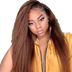 Wholesale 2025 Women's Straight Hair Wigs, Soft and Natural, Hot-selling Stock in Africa, Europe and America