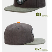 PANGKB Brand BRIGHT MINDS CAP fashion gray hip hop Street dance snapback hat for men women adult outdoor casual sun baseball cap