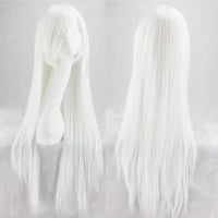 Long Straight Cosplay Wig Red Fan Wig 40inches 100 Cm Synthetic Hair Wigs