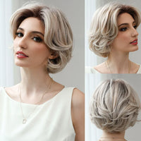 New Arrival High Quality Transparent Lace Synthetic Fiber Monofilament Mono Lace Wigs for Women Heat Resistant White Wig