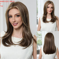 New Arrival High Quality Transparent Lace Synthetic Fiber Monofilament Mono Lace Wigs for Women Heat Resistant White Wig