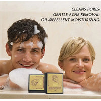 AILKE African Natural Black Soap for Face and Body, Brightening Skin, Reduce Acne, Deep Cleansing, Oil Control, Moisturizing