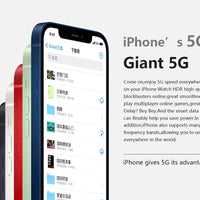 Original CN&US Version iPhone 12 5G 6.1" Super OLED RAM 4GB ROM 64/128/256GB A14 Bionic Face ID NFC Genuine iPhone12 2Sims&1sim