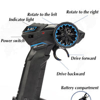 RC Motorcycles 1/6 Electric Motor RC Cars High Speed 4CH Remote Control Racing Motorcycle Drift Car Kids Xmas Festival Gift