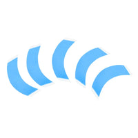 Walker Lace Front Wig Tape Contours for Toupee Hair Systems Adhesive Tape 36PCs (Blue Tape)