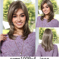 New Arrival High Quality Transparent Lace Synthetic Fiber Monofilament Mono Lace Wigs for Women Heat Resistant White Wig