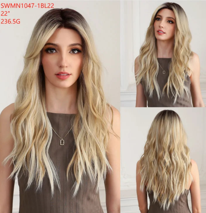 New Arrival High Quality Transparent Lace Synthetic Fiber Monofilament Mono Lace Wigs for Women Heat Resistant White Wig