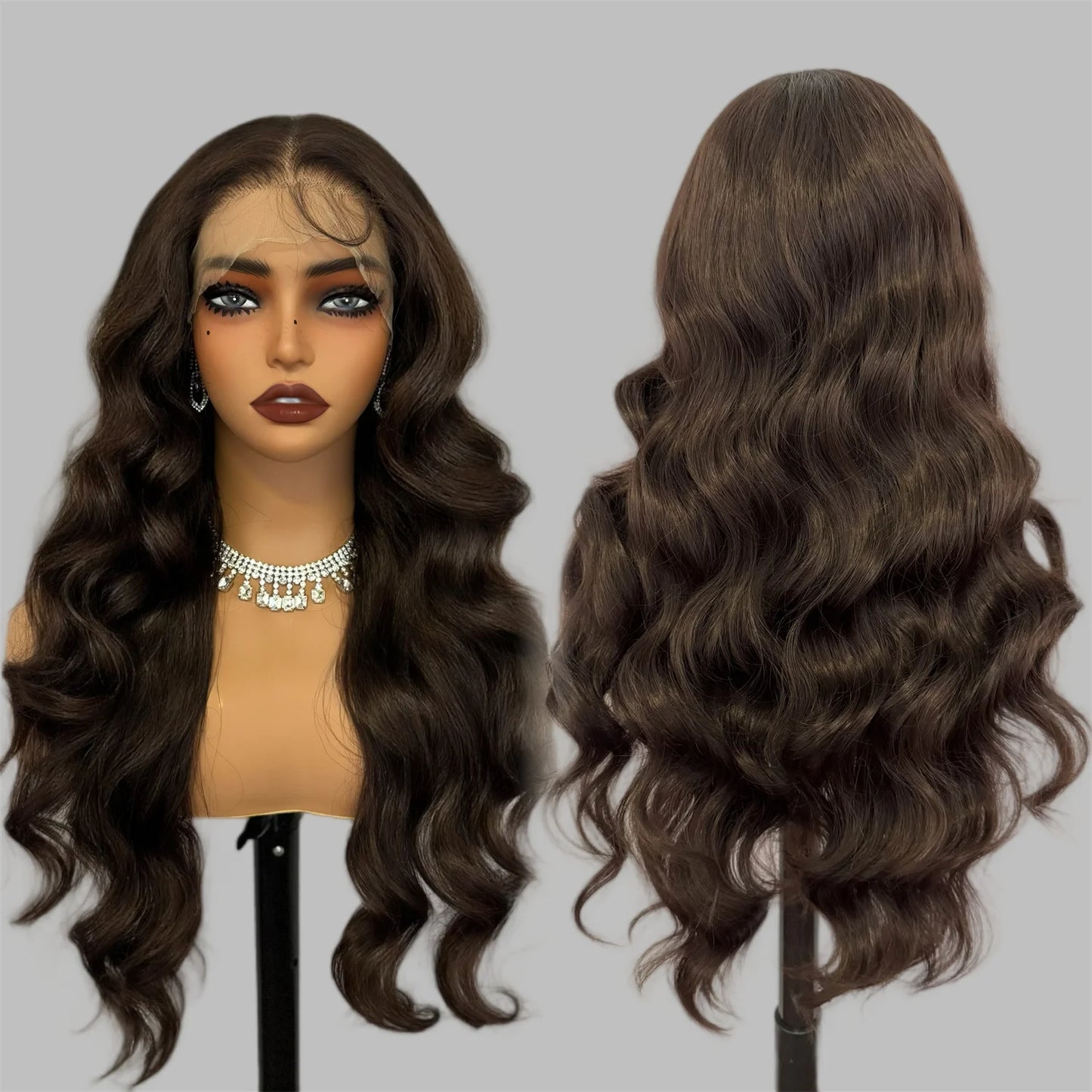 Hot Selling Pre Plucked Hairline 613# Kinky Straight Heat Resistant Glueless Synthetic Lacefront Wig for Black Womens Daily Use
