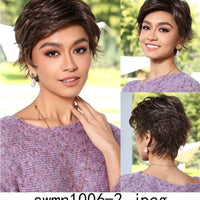 New Arrival High Quality Transparent Lace Synthetic Fiber Monofilament Mono Lace Wigs for Women Heat Resistant White Wig