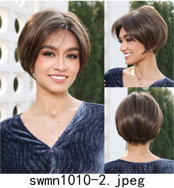 New Arrival High Quality Transparent Lace Synthetic Fiber Monofilament Mono Lace Wigs for Women Heat Resistant White Wig