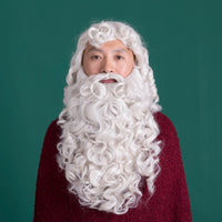High Quality Wholesale Price Synthetic Hair Christmas Santa Beard&wig