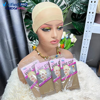 OEM Custom Ultra-Thin HD Nylon Wig Cap Invisible Sheer Stocking Cap for Lace Wigs Adjustable Size HD Wig Cap for Hair Extension