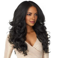 High Temperature Fiber Latisha Synthetic Wig Heat Resistant Natural Look Pre-Plucked Hairline Glueless Lace Front Wig for Women