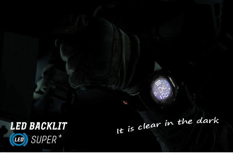 Men's Watch Military Water Resistant 100M NORTH EDGE Sport Watch Army Led Digital Wrist Stopwatches For Male For IOS Android