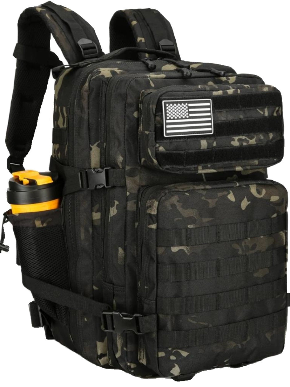 Outdoor 3P Tactical Backpack Multi-Functional with Kettle Bag Large Capacity Outdoor Camping Waterproof Sport Climbing Backpack