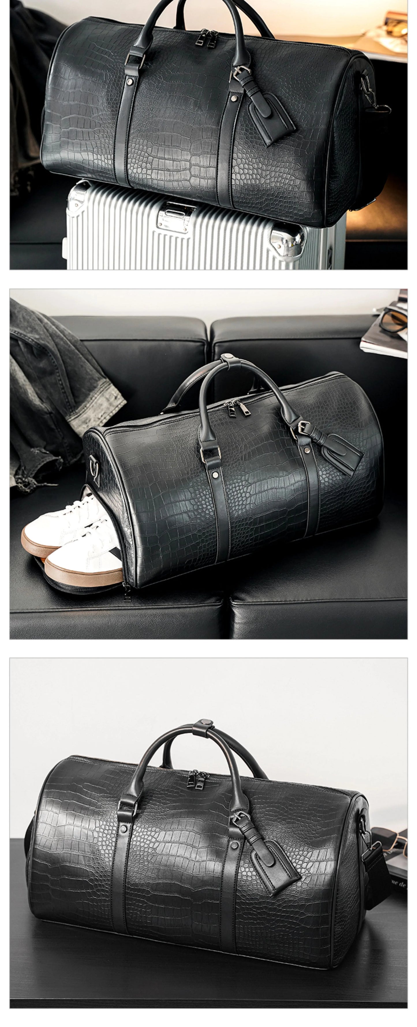 Internet Celebrity Hand-Carrying Short Travel Women's Dry Wet Separation Travel Bag