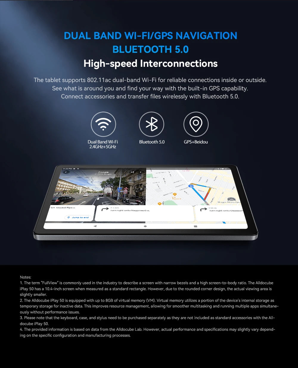 Alldocube iPlay50 2024 10.4 2000*1200 Tablet UNISOC T618 Octa Core Android 14 6GB RAM 128GB ROM Netflix L1 4G Dual SIM Card