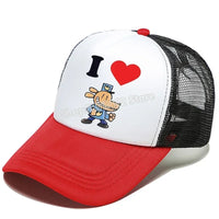 Dog Man Universal Casual Cap Summer Baseball Polyester Hat Adjustable Truck Driver Children Cartoon Peripheral Item Adult Action